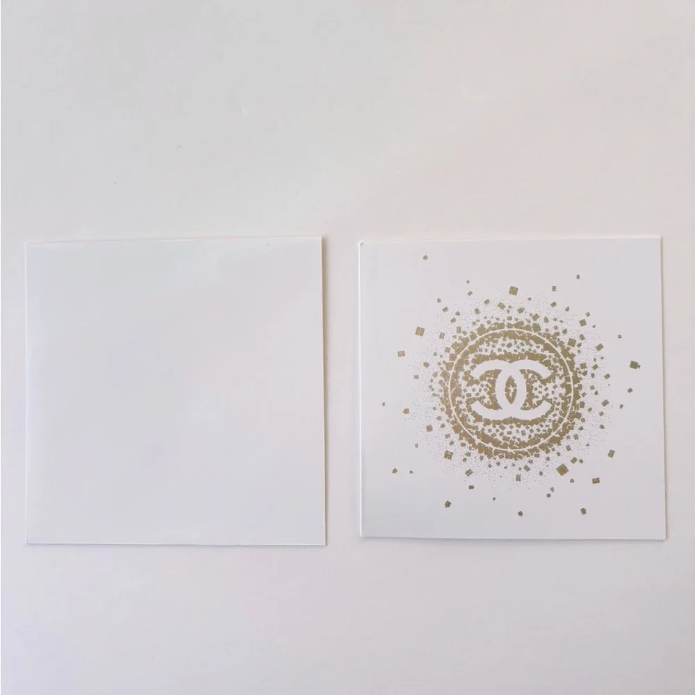 CHANEL blank notecard